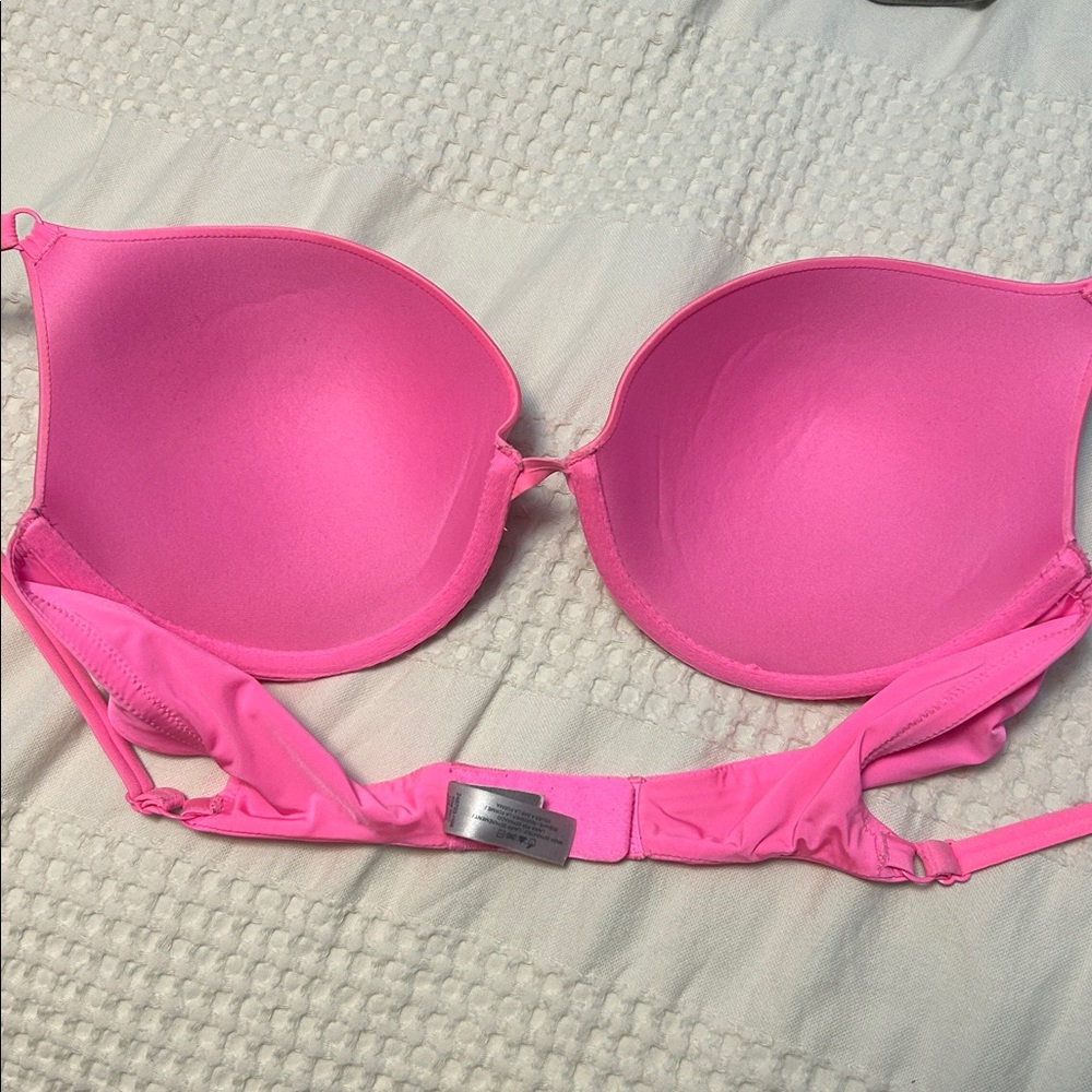 Victoria’s Secret hot pink push up bra size 36D - Picture 5 of 7